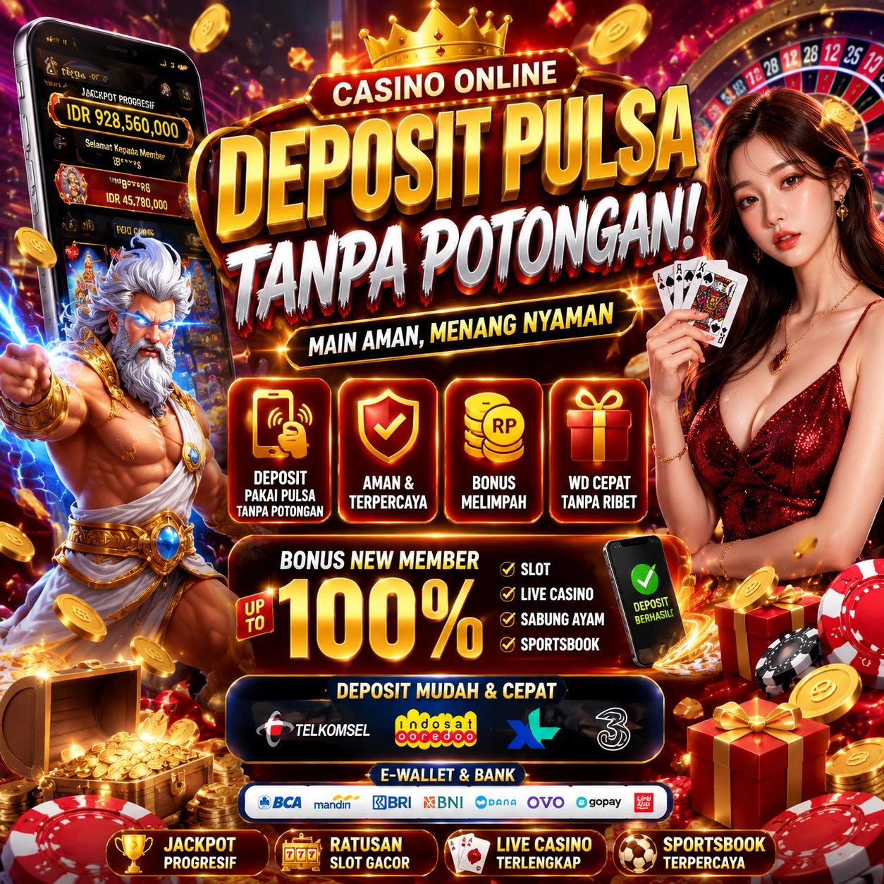 Interface aplikasi setelah instalasi berhasil